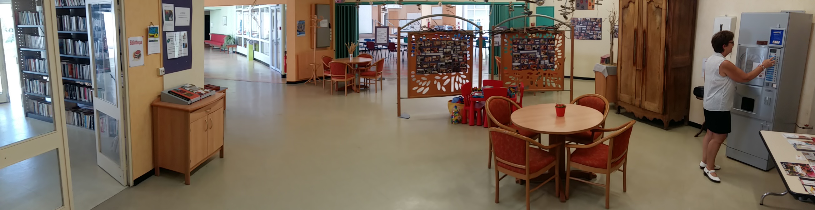 L'espace convivialité de l'ehpad de Noirmoutier