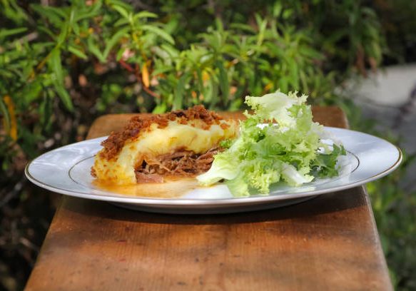 Duck confit parmentier