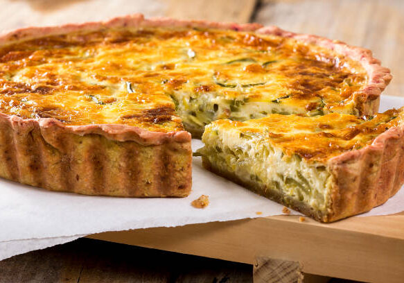 Leek quiche